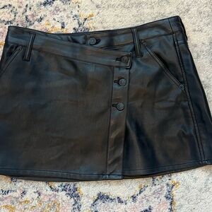 We The Free Black Mini Skirt